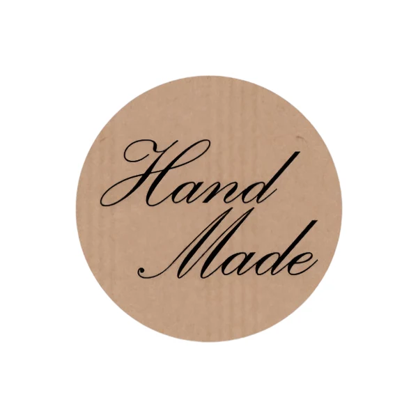 Sticker Hand Made kraft -Sticker-Etiket