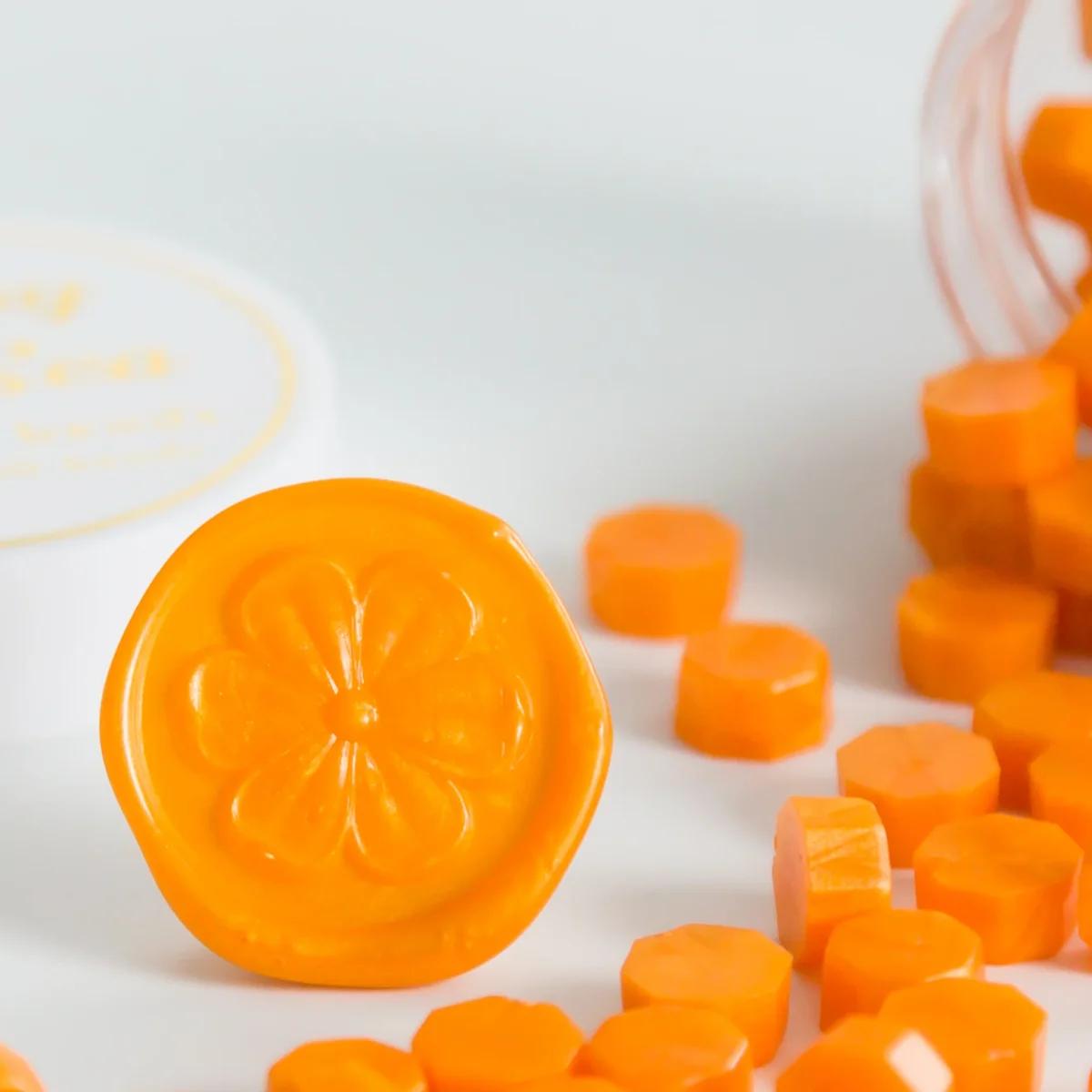 Orange • Wax Seal Beads - Afbeelding 3