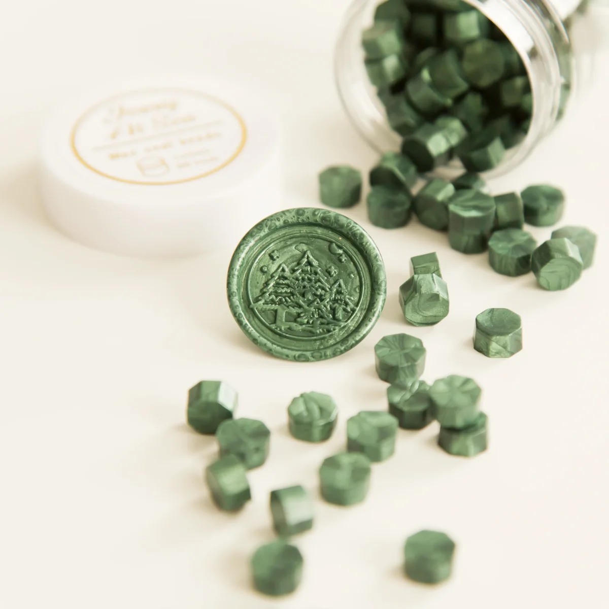 Dark Green • Wax Seal Beads - Afbeelding 2