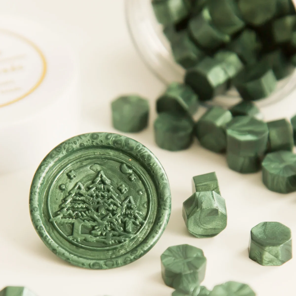 Dark Green • Wax Seal Beads - Afbeelding 3