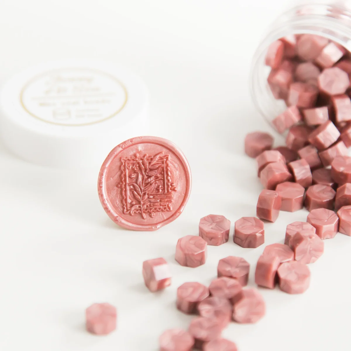 Dusty Rose • Wax Seal Beads - Afbeelding 2