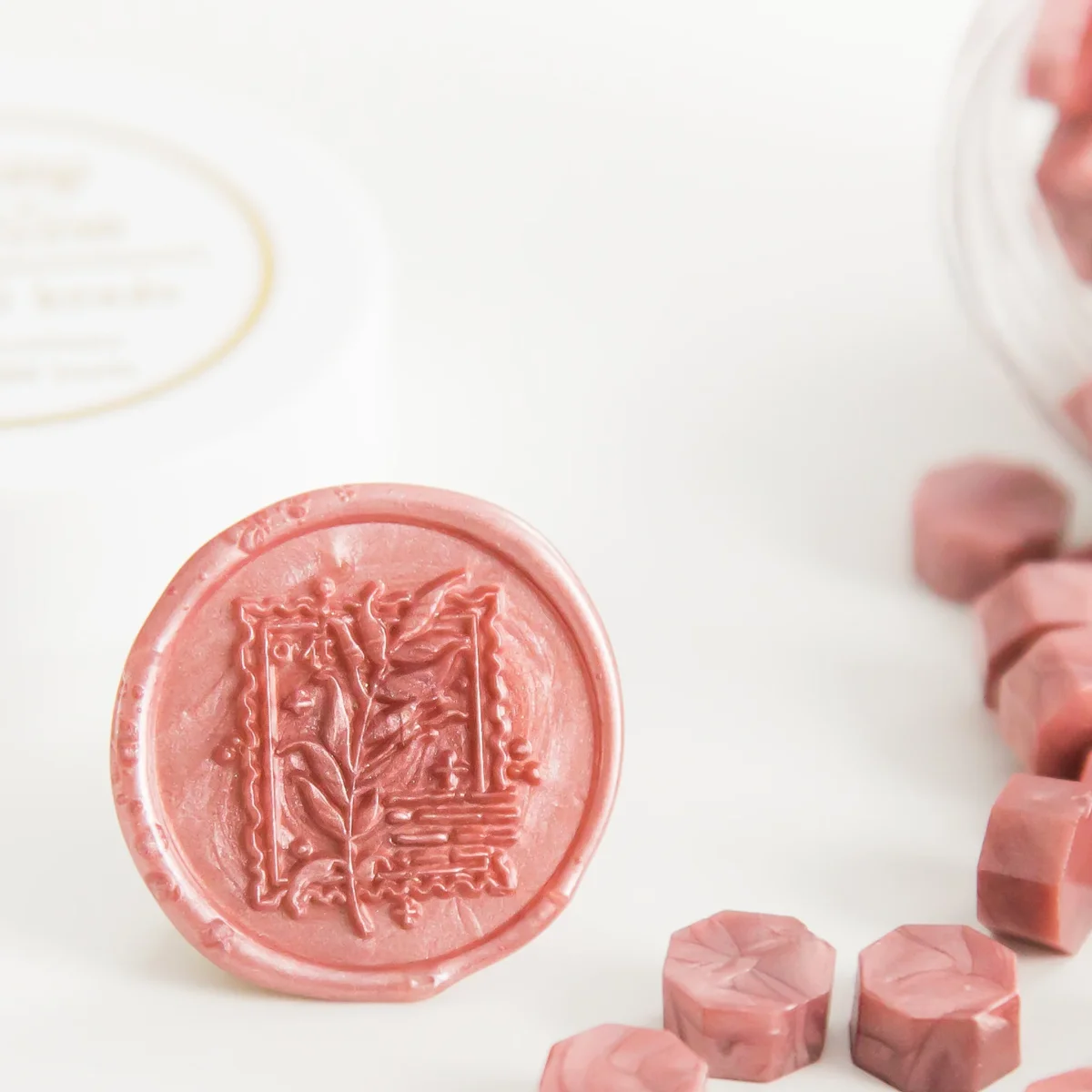 Dusty Rose • Wax Seal Beads - Afbeelding 3